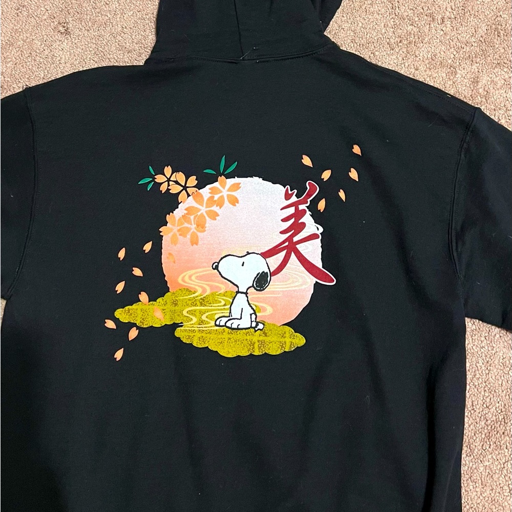 PEANUTS snoopy cherry blossom sweater